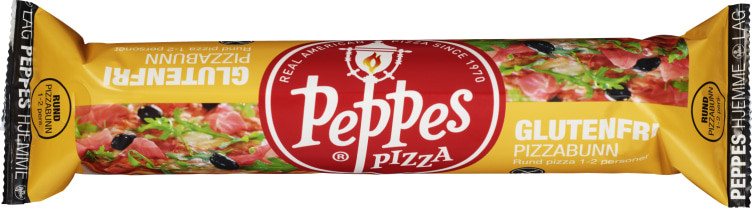 Pizzabunn glutenfri 260g Peppes