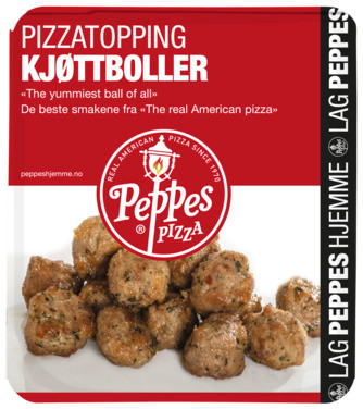 Peppes Pizzatopping Kjøttboller 120g
