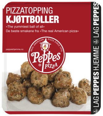 Peppes Pizzatopping Kjøttboller 120g