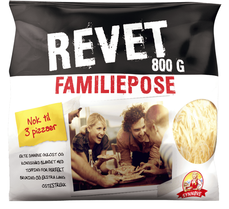 Synnøve Revet Familiepose 800g