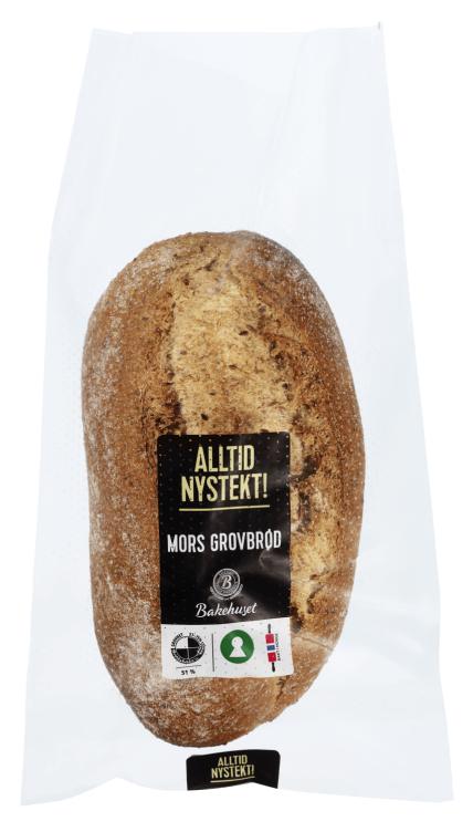 Mors Grovbrød 750g Bakehuset