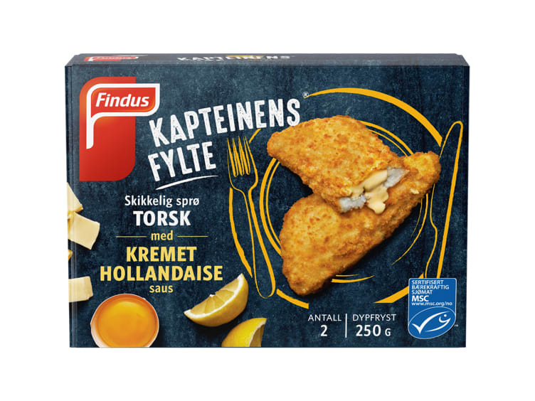 Kapt Fylt Torsk Hollandaise 250g Findus