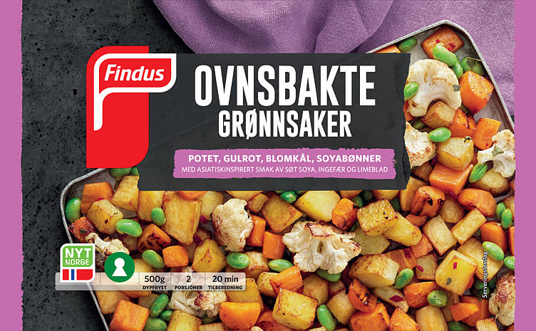 Grønnsaker Ovnsbakt Soya&Lime 500g Findus