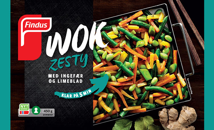 Wok Zesty Ingefær&Lime 450g Findus