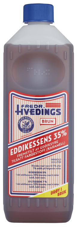 Eddikessens Brun 500ml 35% Hveding