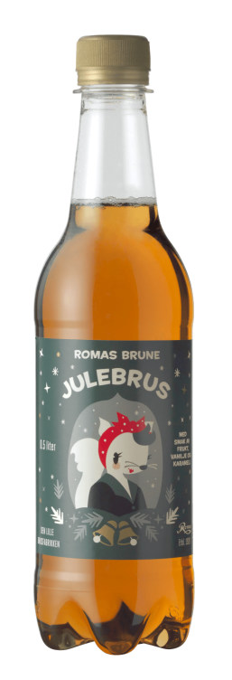 Julebrus Brun 0,5l flaske Roma