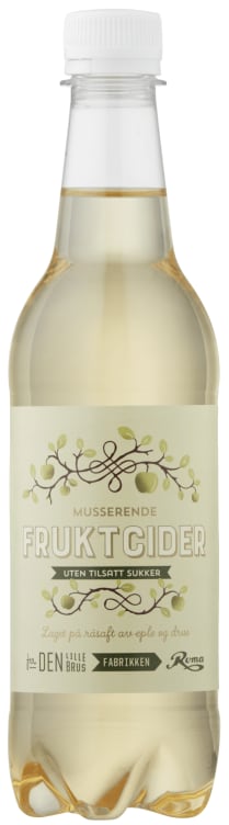 Fruktcider u/Sukker 0,5l flaske Roma