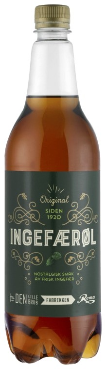 Ingefærøl 1l flaske Roma