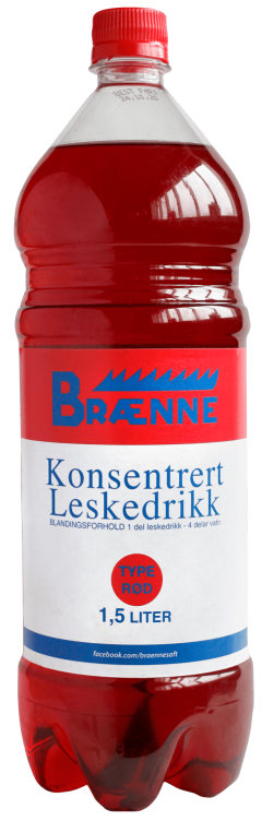 Type Rød 1,5l flaske Brænne