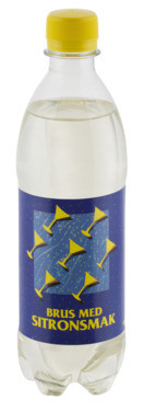 Brus med Sitronsmak 0,5l Fl ROMA