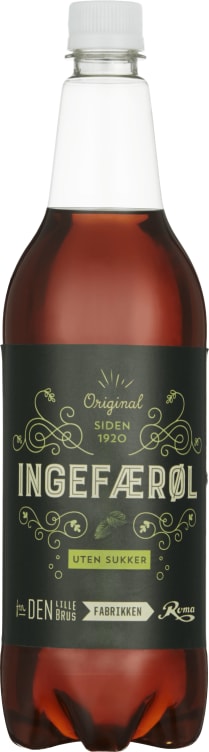 Ingefærøl u/Sukker 1l Roma