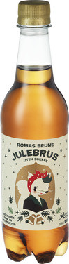 Roma Julebrus Brun uten Sukker 0,5l