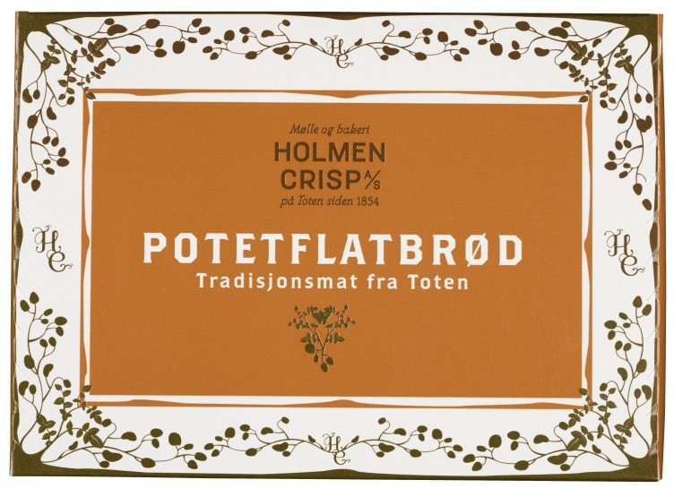 Potetflatbrød Tørt 210g Holmen Crisp