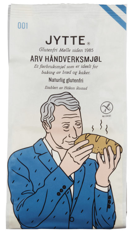 Jyttemel Arv glutenfri 500g Holmen Crisp