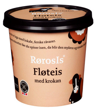 Rørosis Fløteis m Krokan 130ml