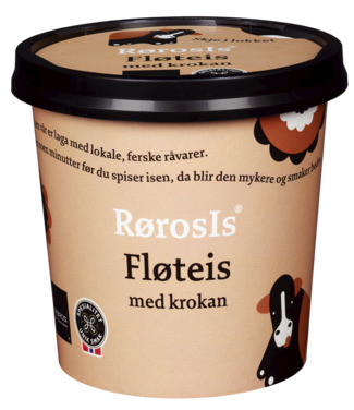 Rørosis Fløteis m Krokan 130ml