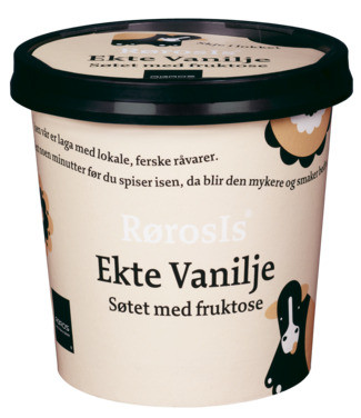 Rørosis Ekte Vanilje Søtet m Fruktose 130ml