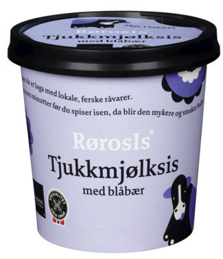 Rørosis Tjukkmjølksis m Blåbær 130ml