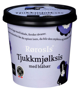 Rørosis Tjukkmjølksis m Blåbær 130ml
