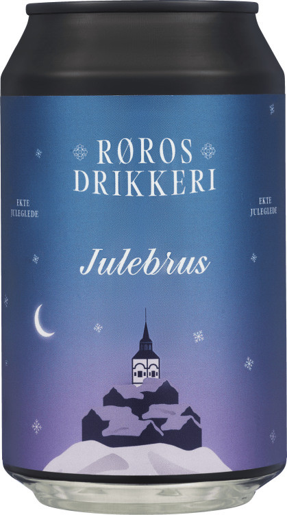 Julebrus 0,33l boks Røros Mineralvann
