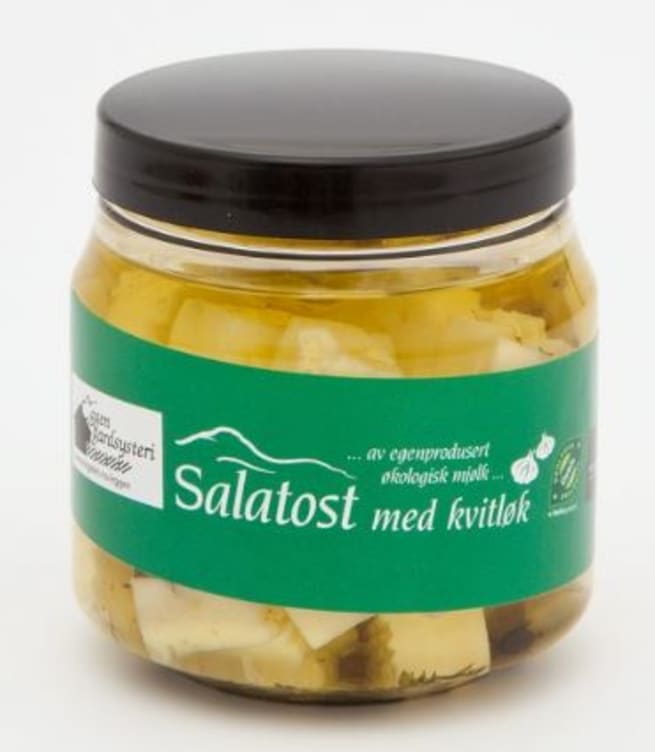 Salatost Hvitløk Økologisk 300g Eggen