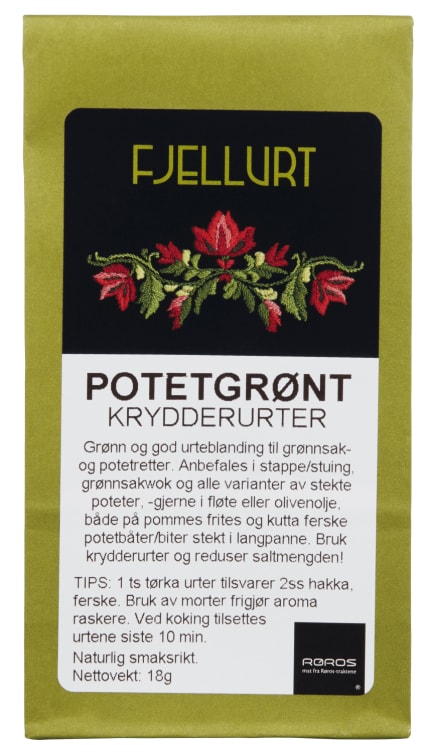 Potetgrønt Krydder Økologisk 15g Fjellurt