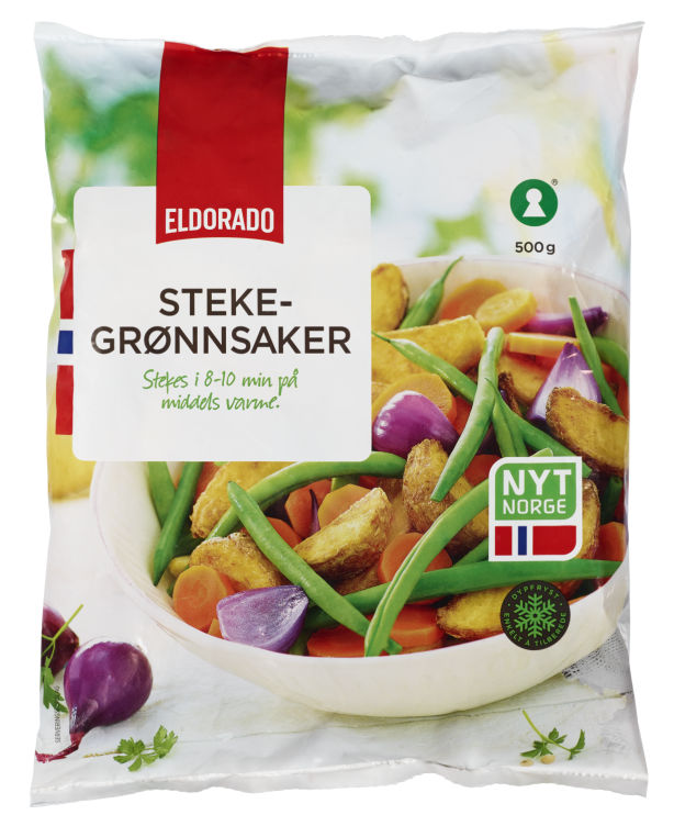 Stekegrønnsaker 500g Eldorado