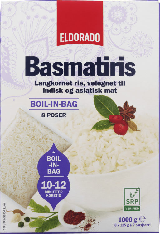 Basmatiris Boil In Bag 1kg Eldorado