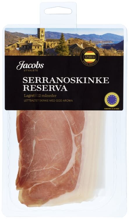 Serranoskinke 80g Jacobs Utvalgte