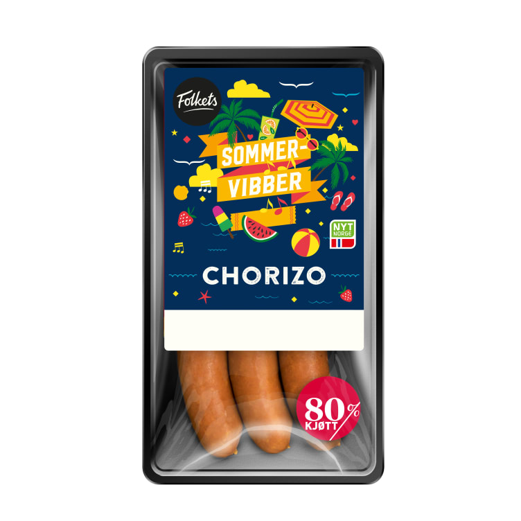 Chorizo 80% 270g Folkets