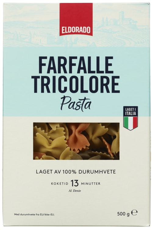Farfalle Tricolore 500g Eldorado