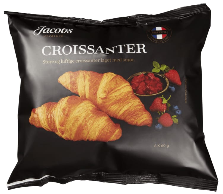 Croissanter 6stk 360g Jacobs Utvalgte