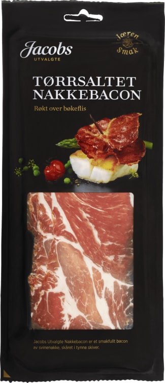 Nakkebacon Tørrsaltet 100g Jacobs Utvalgte