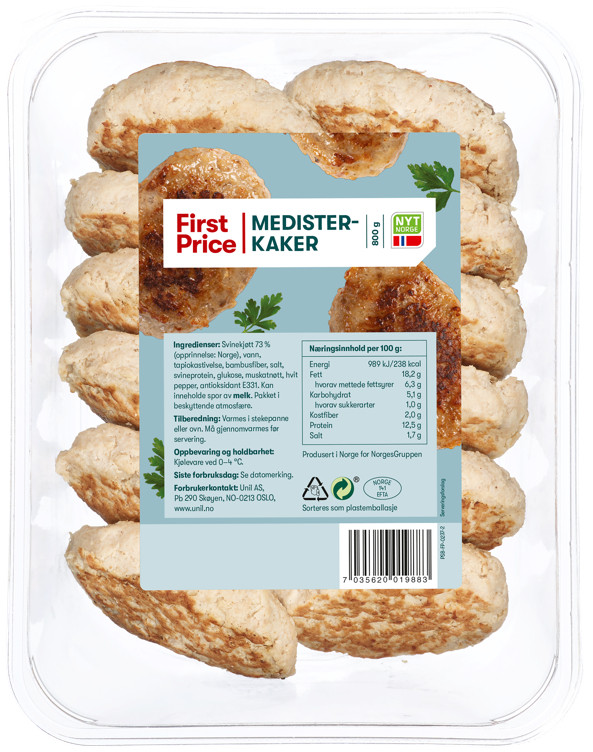 Medisterkaker 800g First Price