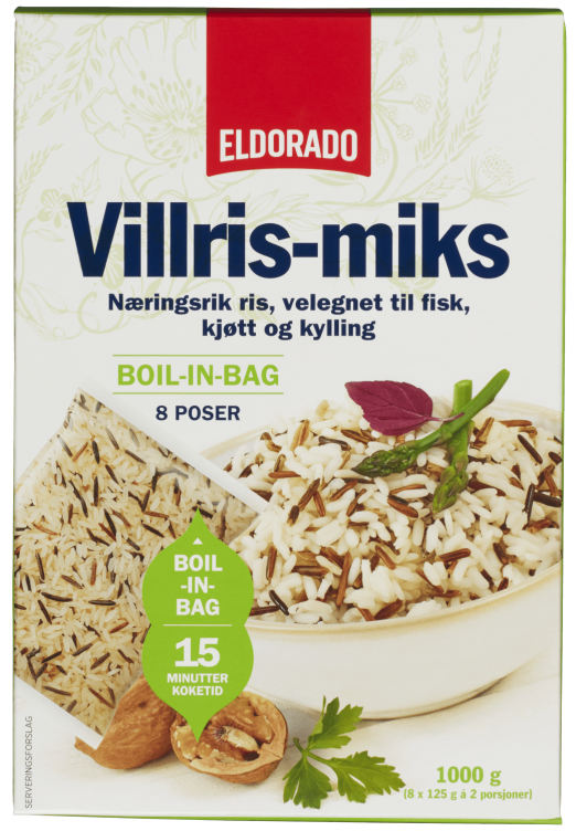 Villrismiks Boil In Bag 1kg Eldorado