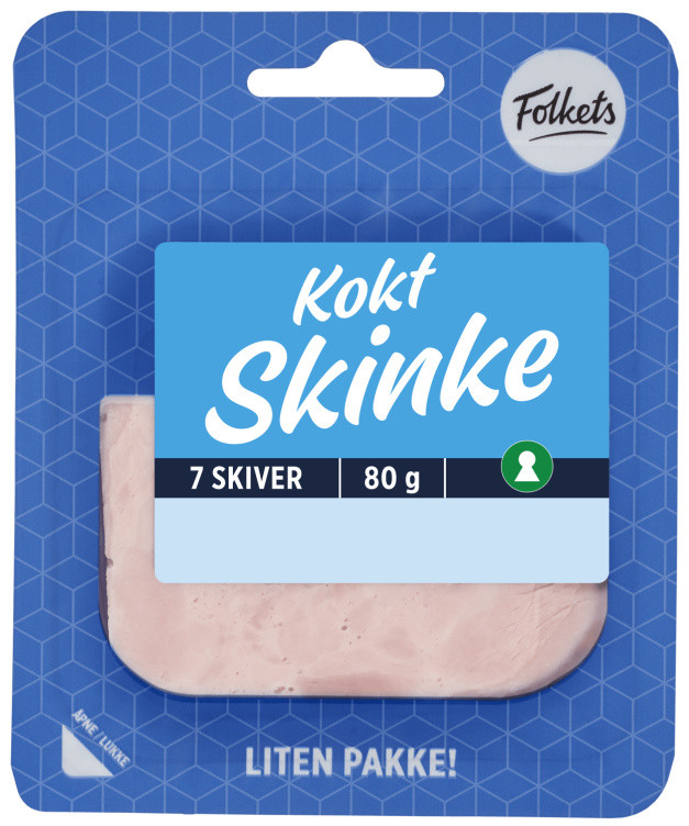 Kokt Skinke 80g Folkets