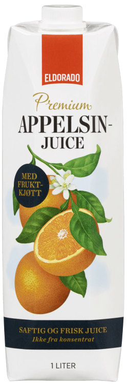Appelsinjuice m/Fruktkjøtt 1l Eldorado