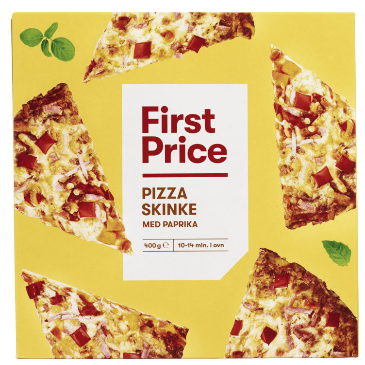 Pizza Skinke & Ost 400g First Price