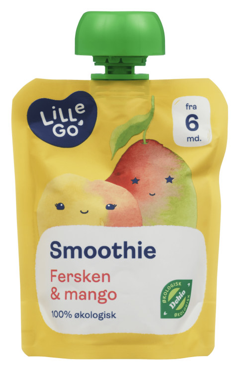 Smoothie Fersken/Mango 90g Lillego