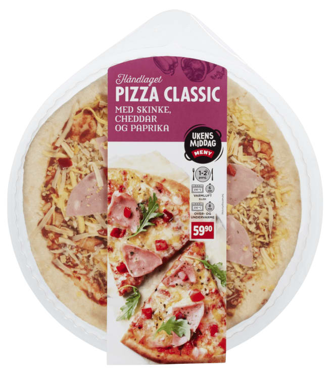 Pizza Skinke&Cheddar 330g Meny