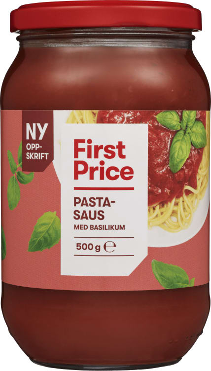 Pastasaus m/Basilikum 500g First Price