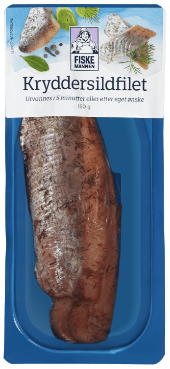 Kryddersildfilet Spiseklar 150g Fiskemannen