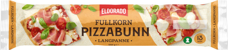 Pizzabunn Xxl Fullkorn 550g Eldorado