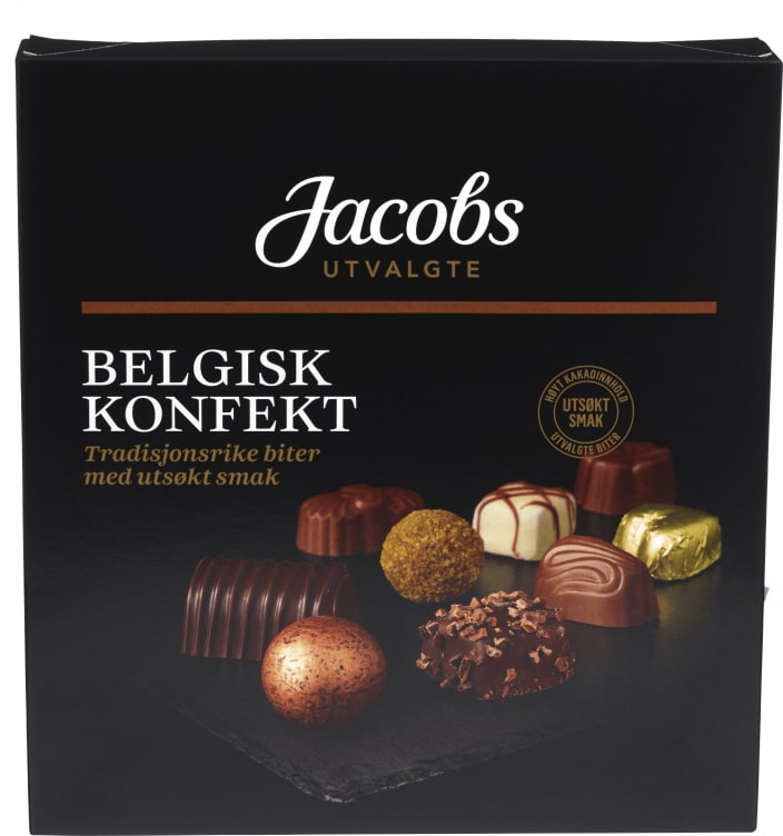 Belgisk Konfekt 310g Jacobs Utvalgte