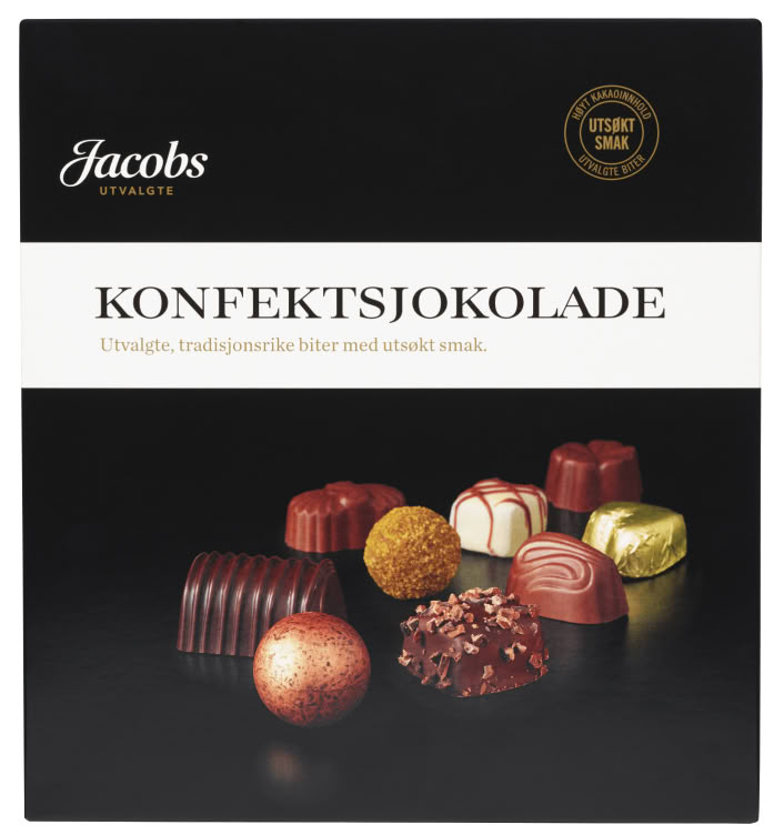 Belgisk Konfekt 310g Jacobs Utvalgte