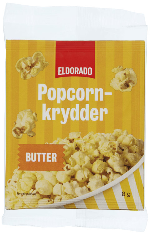 Popcornkrydder Butter 3x8g Eldorado