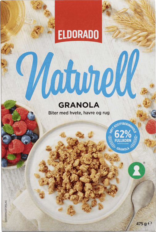 Granola Naturell 475g Eldorado