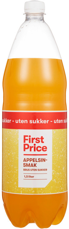 Brus Appelsinsmak Light 1,5l First Price