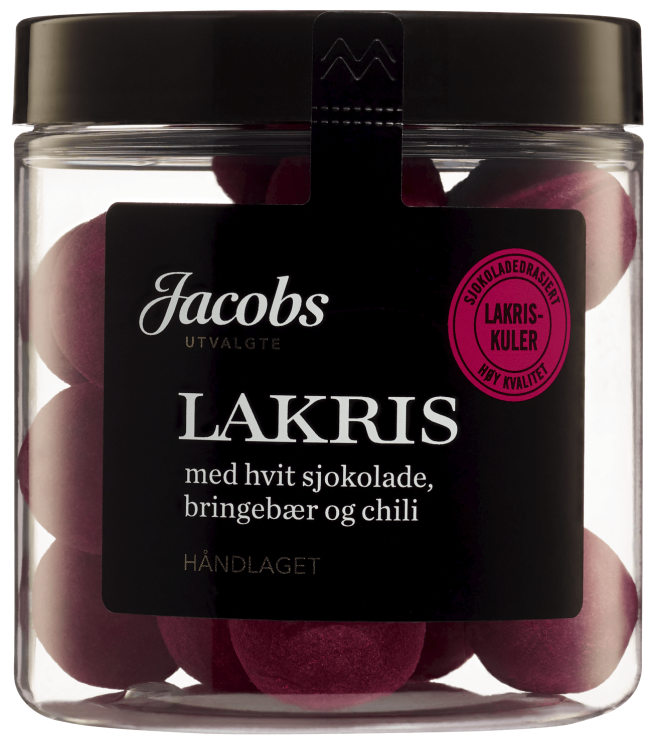 Lakriskuler m/Hvit Sjoko/Br.Bær/Chili 150g Ju