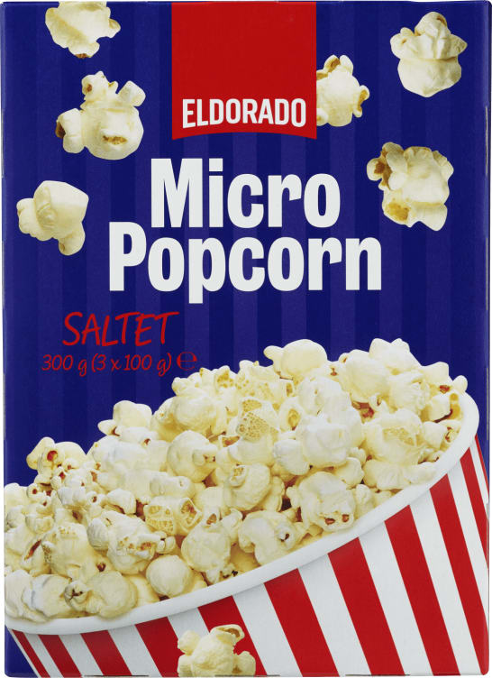 Micropopcorn Saltet 300g Eldorado